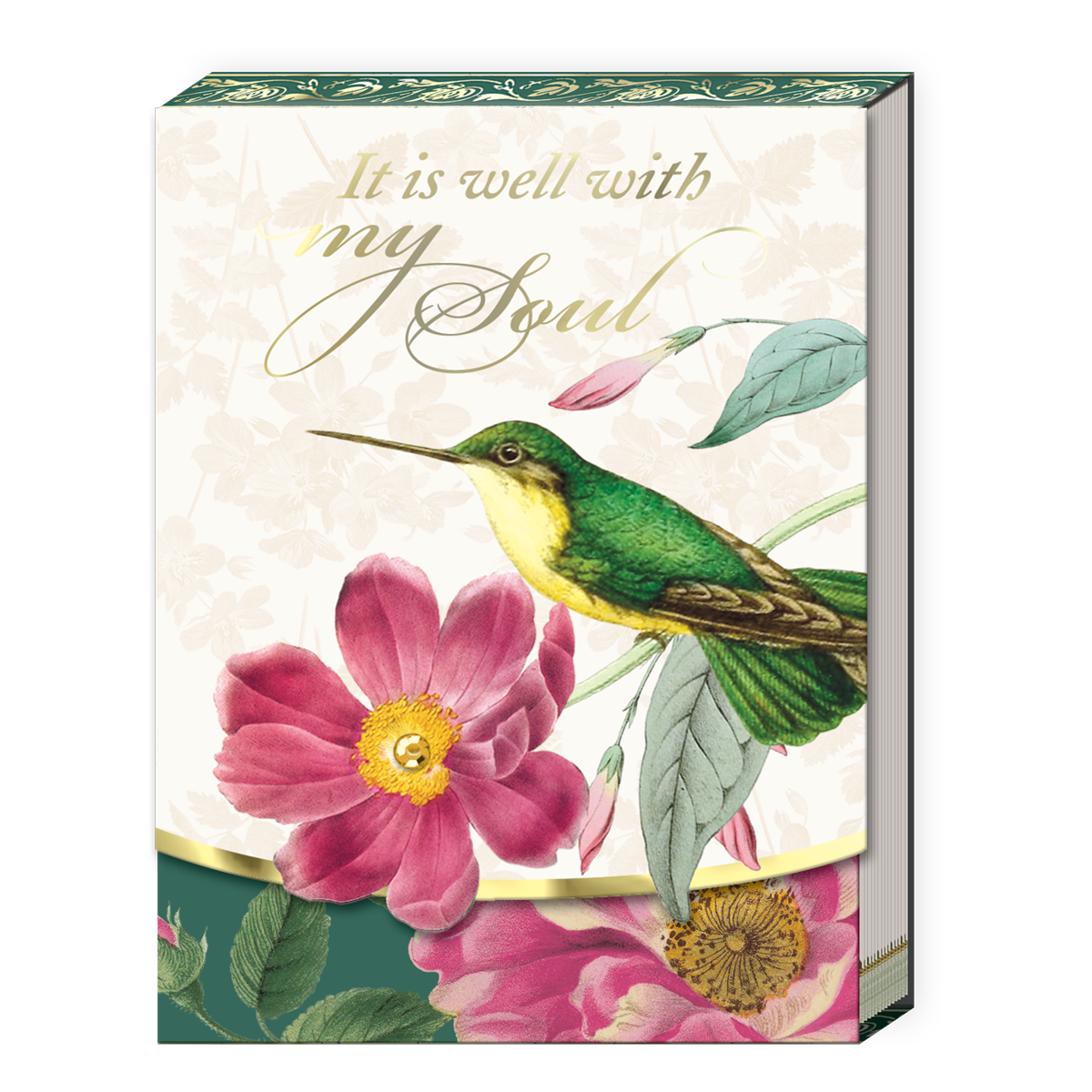 It Is Well With My Soul Hummingbird Pocket Notepad