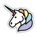 Unicorn Head Sticker