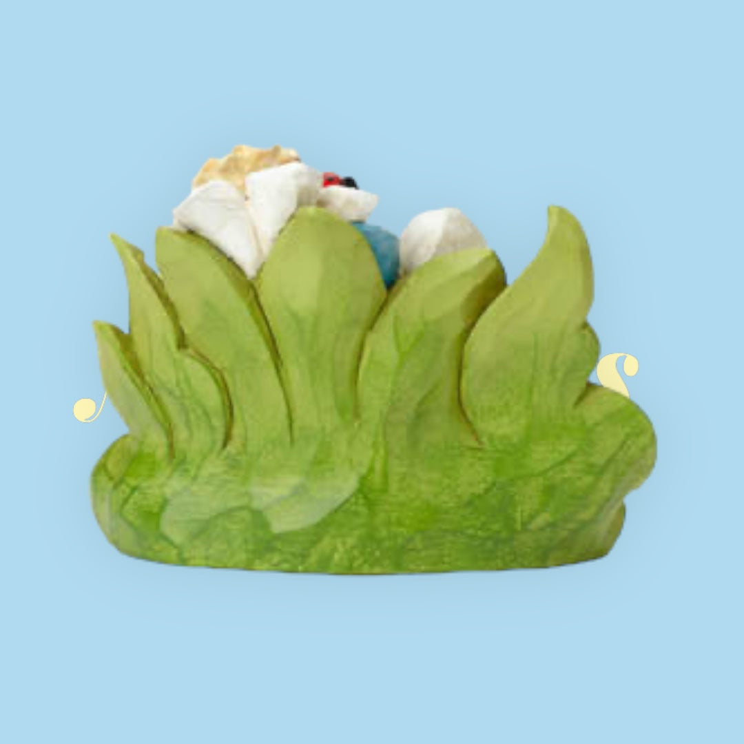 Jim Shore Flower Of The Month December Narcissus Blue Topaz Birthstone Accent