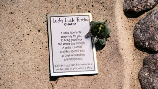 Lucky Little Turtle Pocket Charm