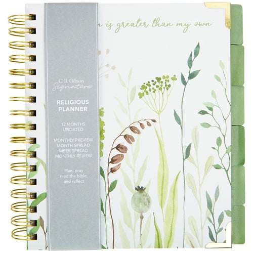 Floral Religious Planner