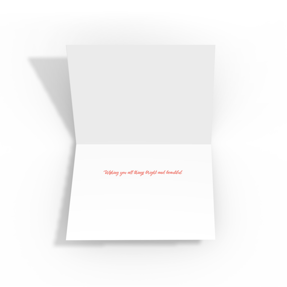 Desert Sunset Santa Claus Boxed Christmas Cards