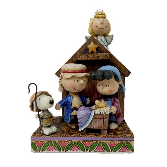 The Christmas Play Nativity/Pageant Set Jim Shore Peanuts Sale!!