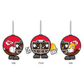 Kansas City Chiefs Ball Head Ornament