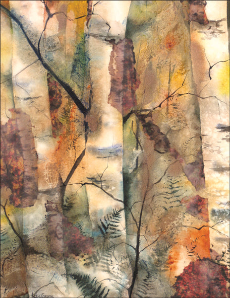 Birch Trees Note Cards (Blank Inside)