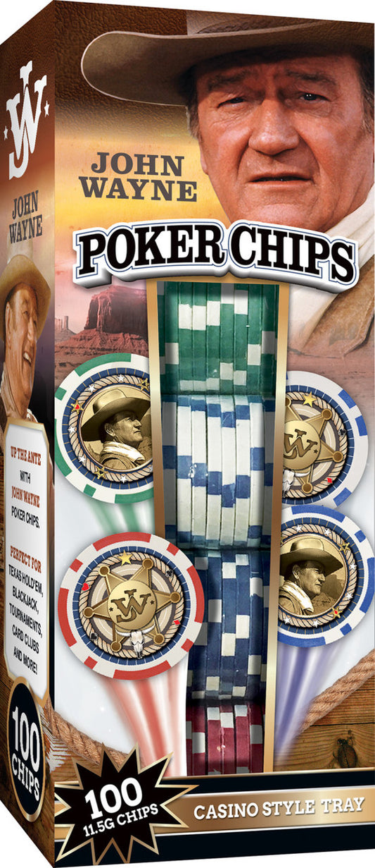 John Wayne Poker Chips 100pc
