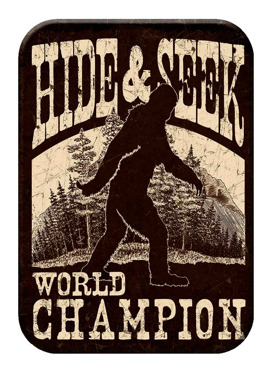 Hide and Seek Bigfoot Magnet