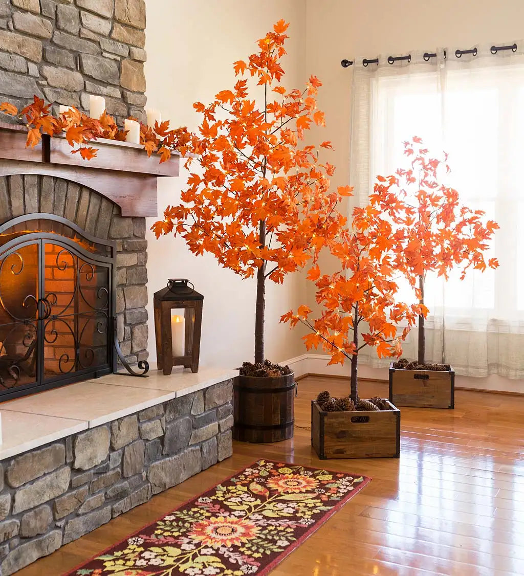 Indoor/Outdoor Electric Lighted 4' Maple Tree