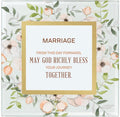 Marriage Glass Plaque
