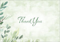 Thank You Note Cards Green