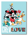 Disney Crew Love Tin Sign