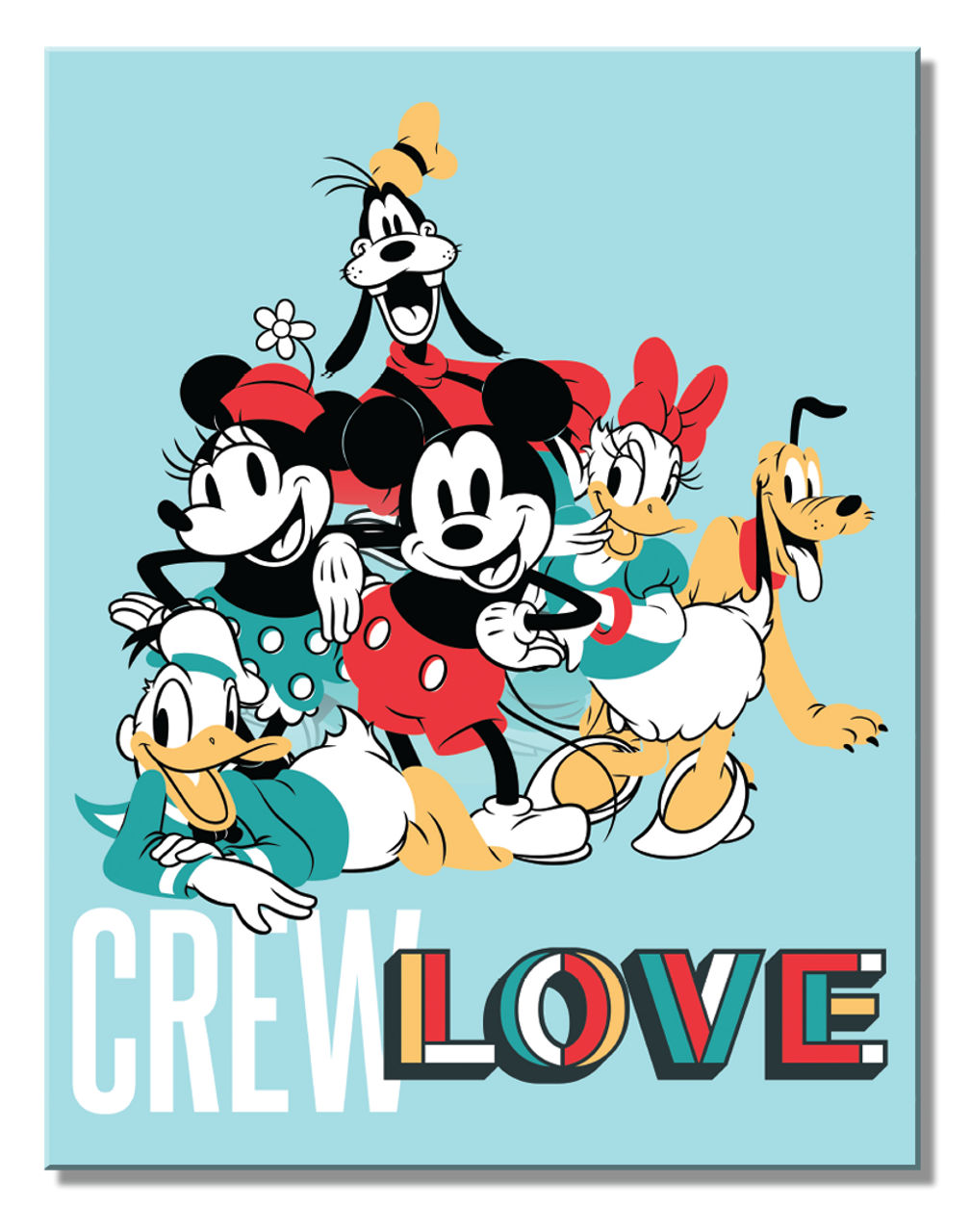 Disney Crew Love Tin Sign