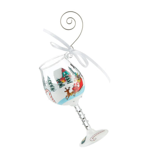 Special Delivery Lolita Mini Wine Glass Ornament