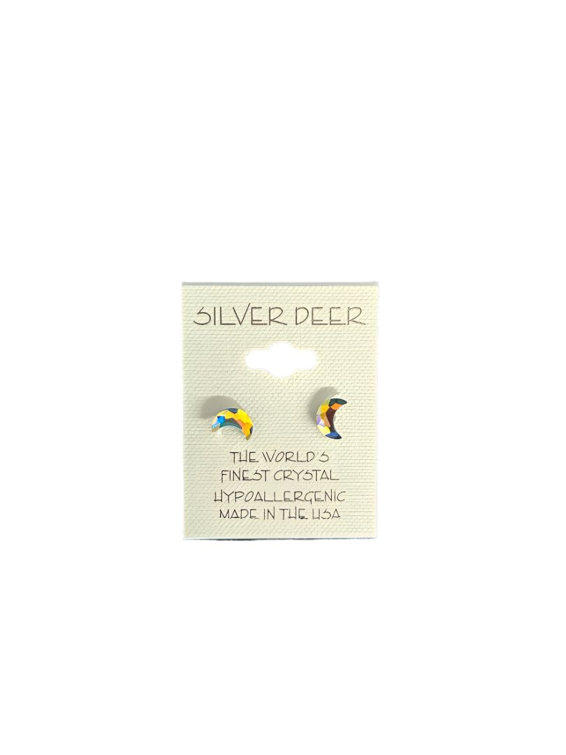 Moon Stud Earrings