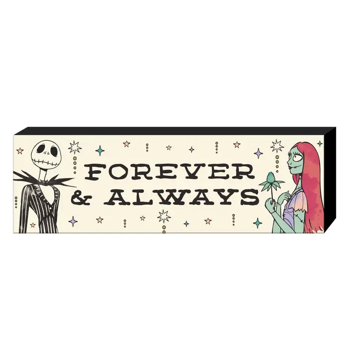 Nightmare Before Christmas Forever and Always Box Sign