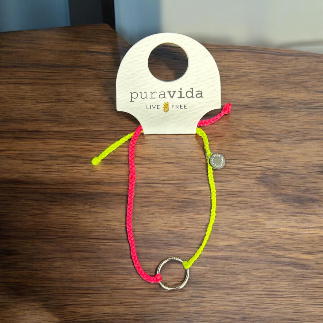Two-Tone Full Circle Charm Bracelet