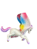 Pegasus Rainbow with Purple Hooves Animal Quest