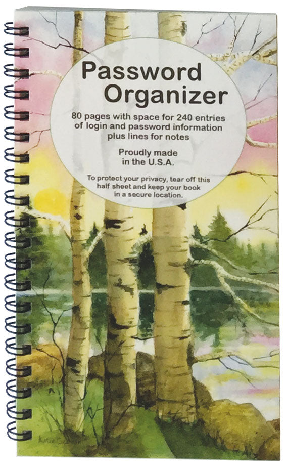 Birches Password Book