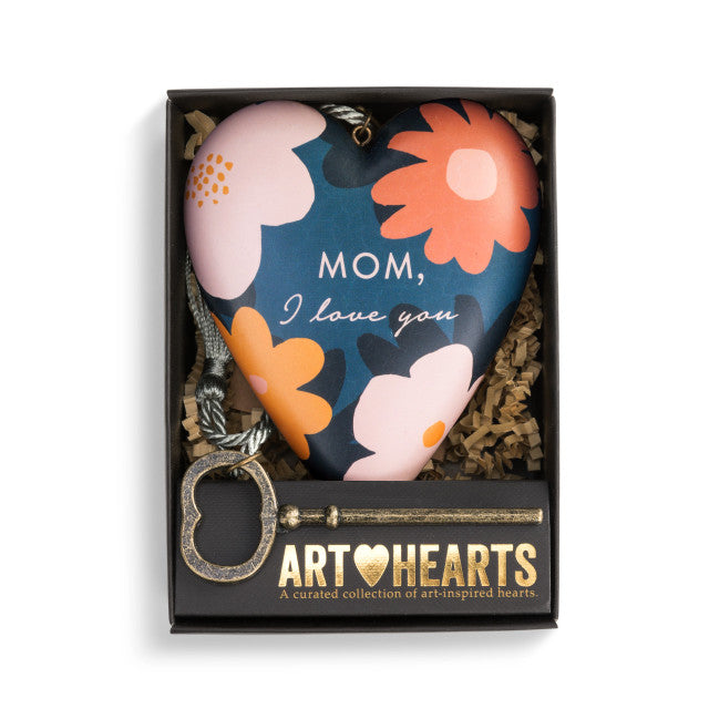 Mom, I Love You Art Heart