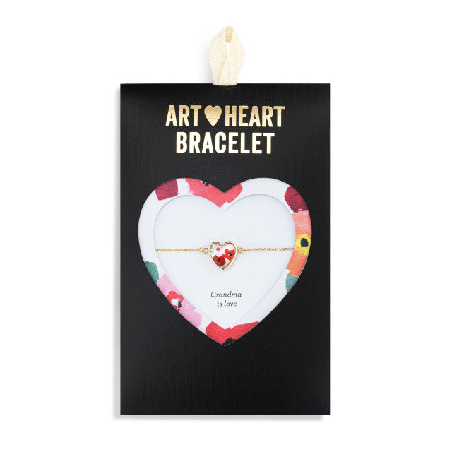 Grandma Art Heart Bracelet