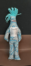 Blue Rainbow Dammit Doll