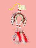 Red Ornamental Car Headdress