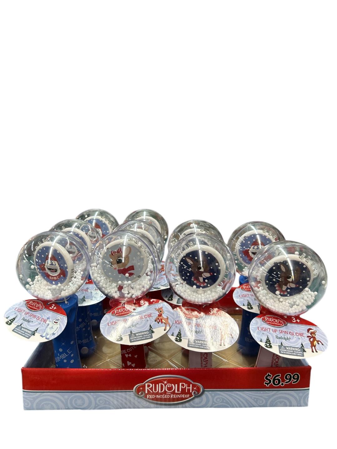 Rudolph the Red Nosed Reindeer Spinner Globes