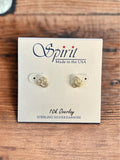 Spirit by Silver Forest Gold Love Knot Post Earrings