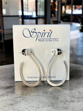 Spirit by Silver Forest Flat Curl Hoop Earrings