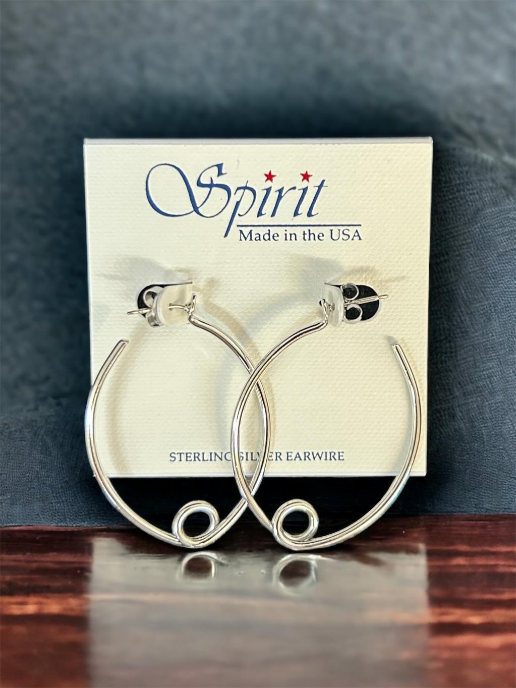 Spirit by Silver Forest Fun Loop de Loop Earrings
