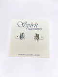Spirit by Silver Forest Silver Lucky Elephant Post Earrings
