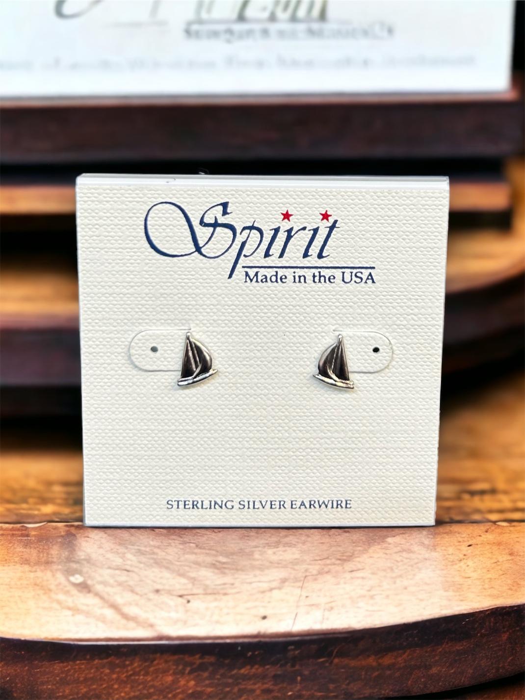 Spirit by Silver Forest Sailboat Post Earrings