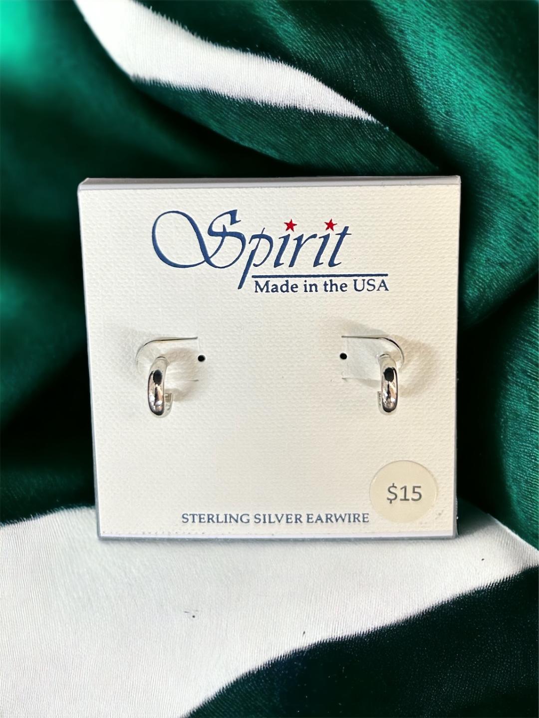 Spirit by Silver Forest Silver Classic Hoop Earrings