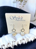 Spirit by Silver Forest Round/ Horizontal Center Earrings