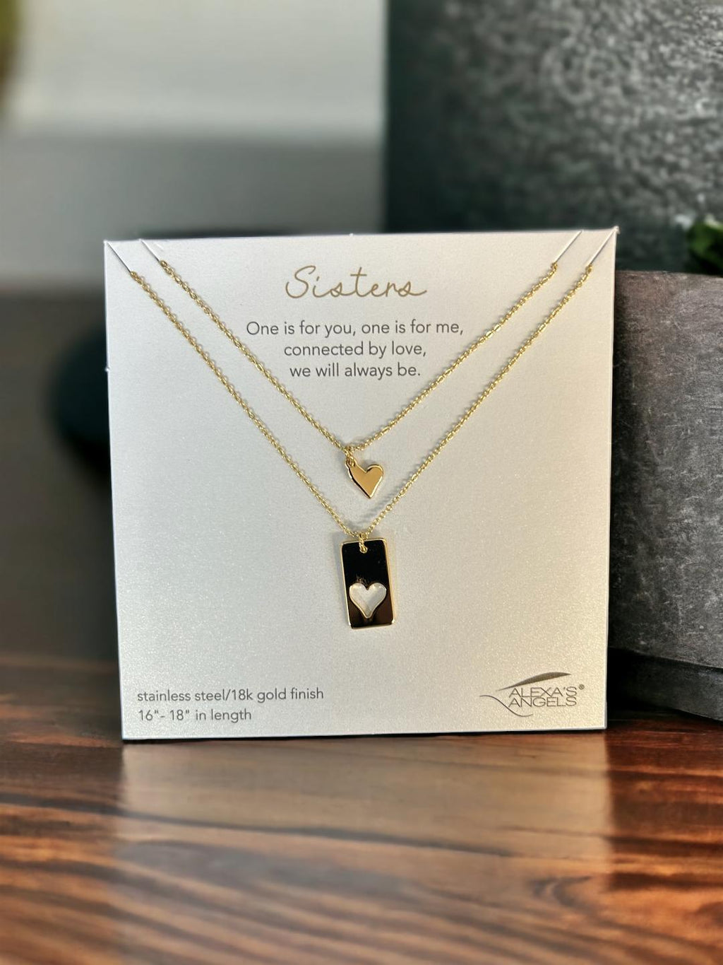 Sisters Gold Necklace Set