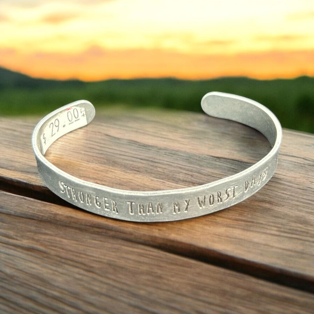 Stronger Than My Worst Days Bracelet
