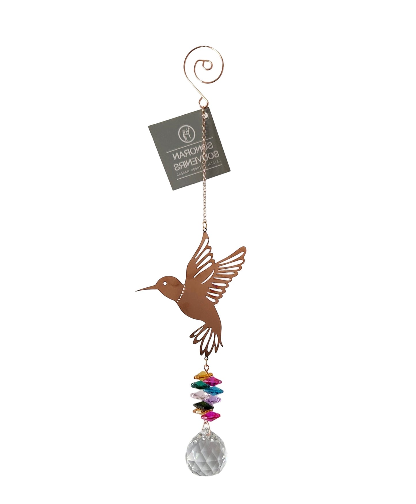 Hummingbird Rainbow Crystal Sun Catcher