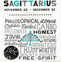 Sagittarius Coaster