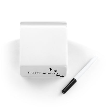 Paw-sitive Write On! Ceramic Notepad