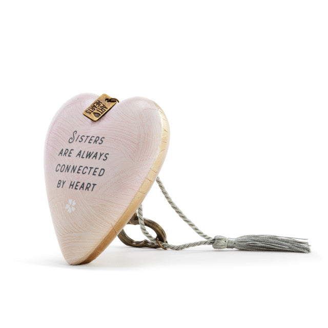 Sisters Are Always Connected Art Heart