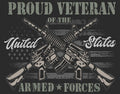 Proud Veteran..Tin Sign