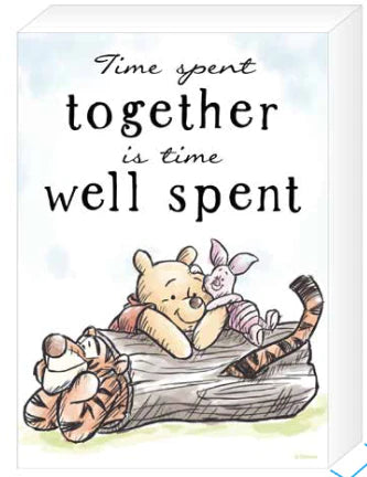 Winnie the Pooh Time Spent Together Box Sign