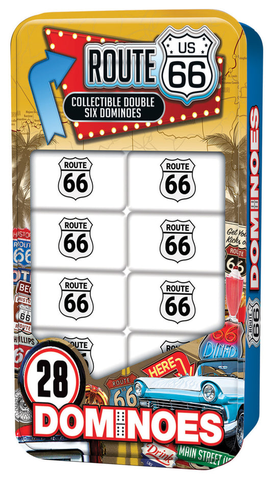 Route 66 Dominoes 28 pc Set