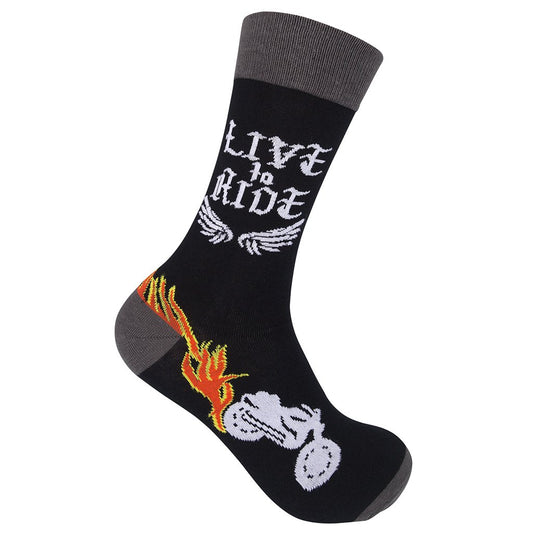 Live to Ride. Ride to Live. Socks