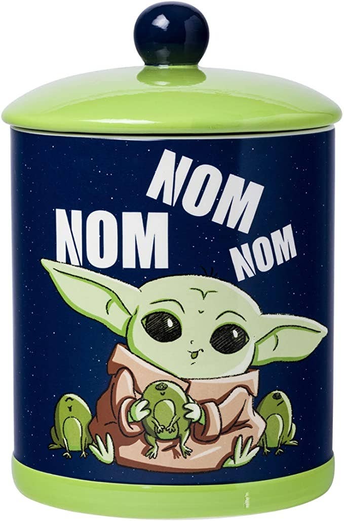 Star Wars Mandalorian Nom Nom Large Cookie Jar