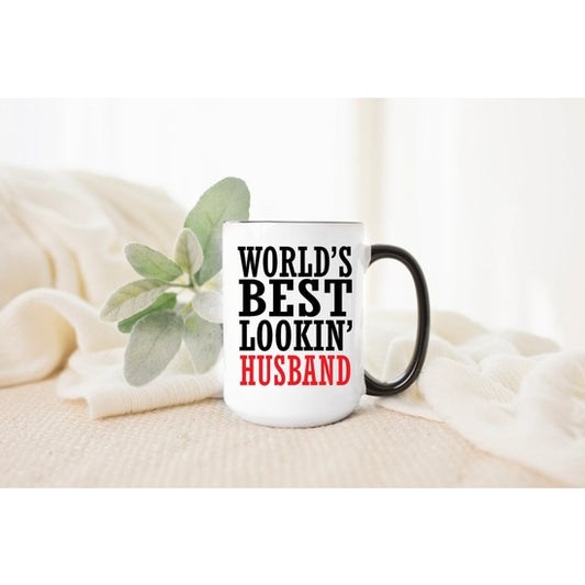 World's Best Lookin' Husband Mug 11oz
