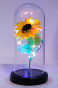 Sunflower Glass Dome LED Light