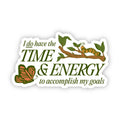 I Do Have Time and Energy..Sticker