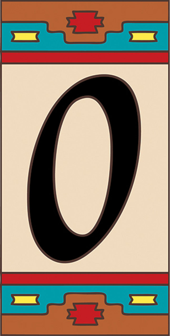 Number 0 Southwest Tile