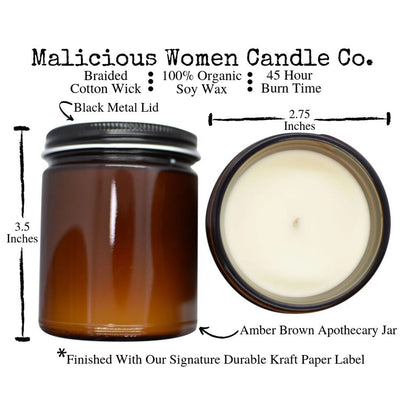 Malicious Women Candle Co - Basic Bitch Acceptance-Infused with Pumpkin Spice Everything